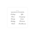 Cash Envelope Labels