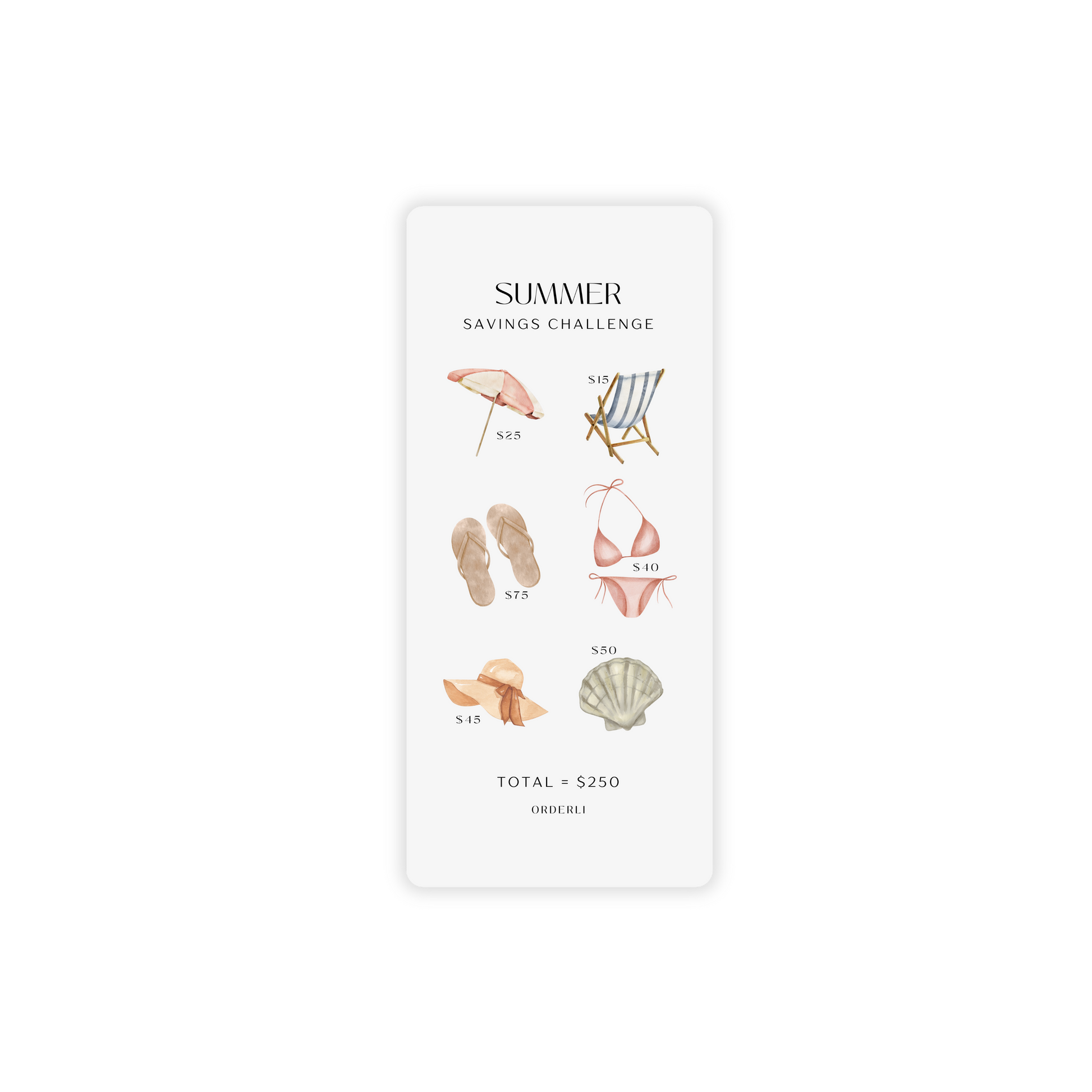 Seasonal Savings Challenge Pack