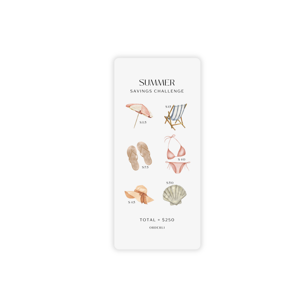 Seasonal Savings Challenge Pack