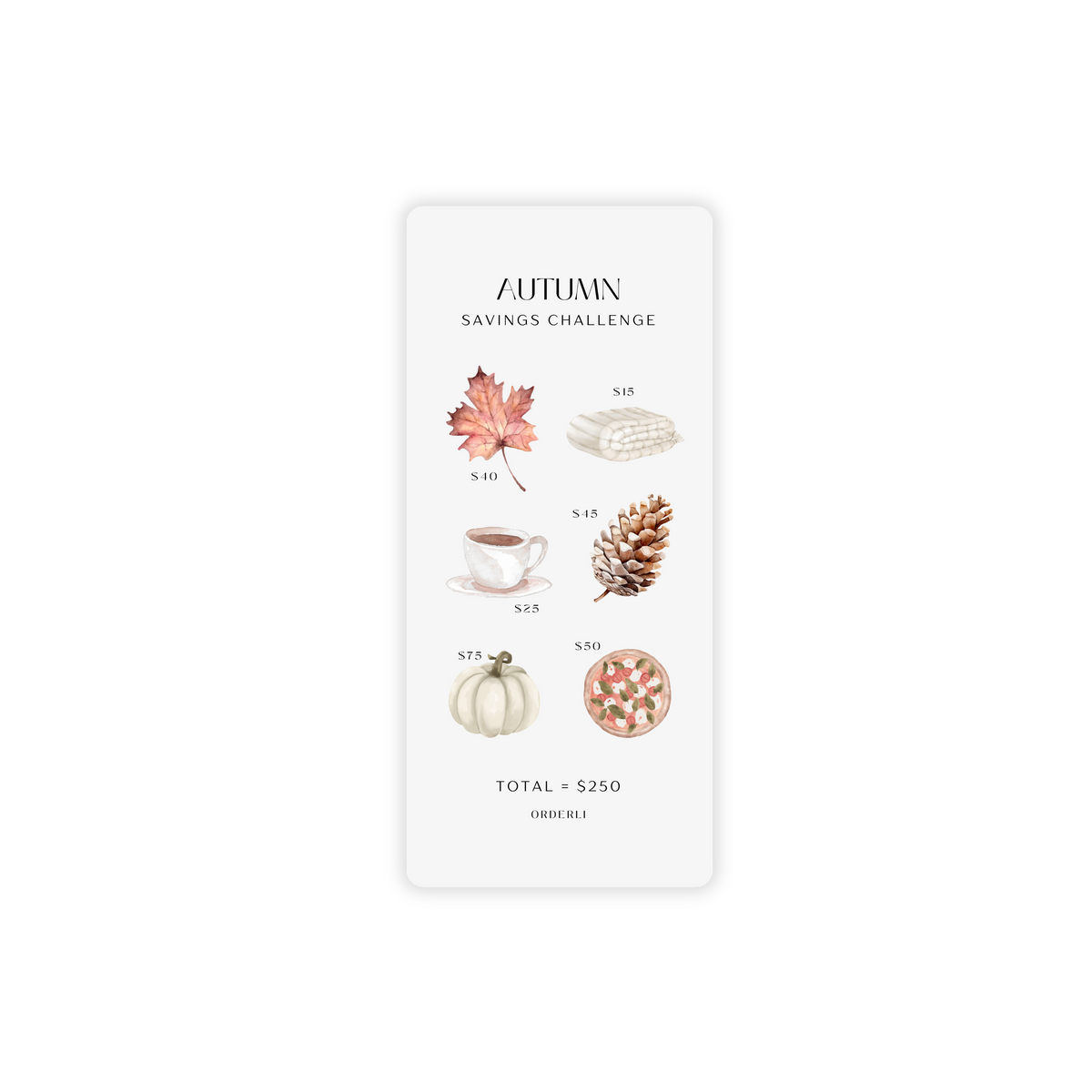 Seasonal Savings Challenge Pack