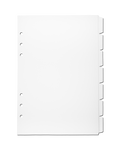 Frosted Planner Dividers