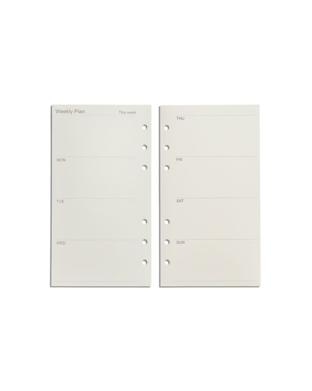 Weekly Inserts (undated)