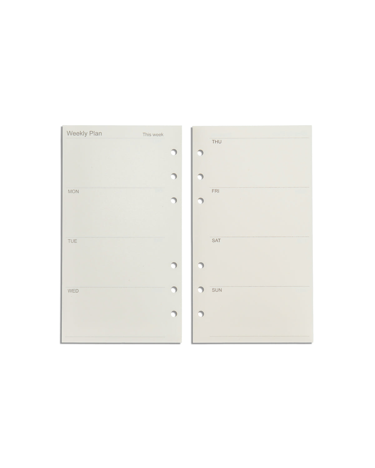 Weekly Inserts (undated)