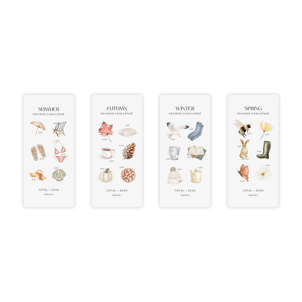 Seasonal Savings Challenge Pack