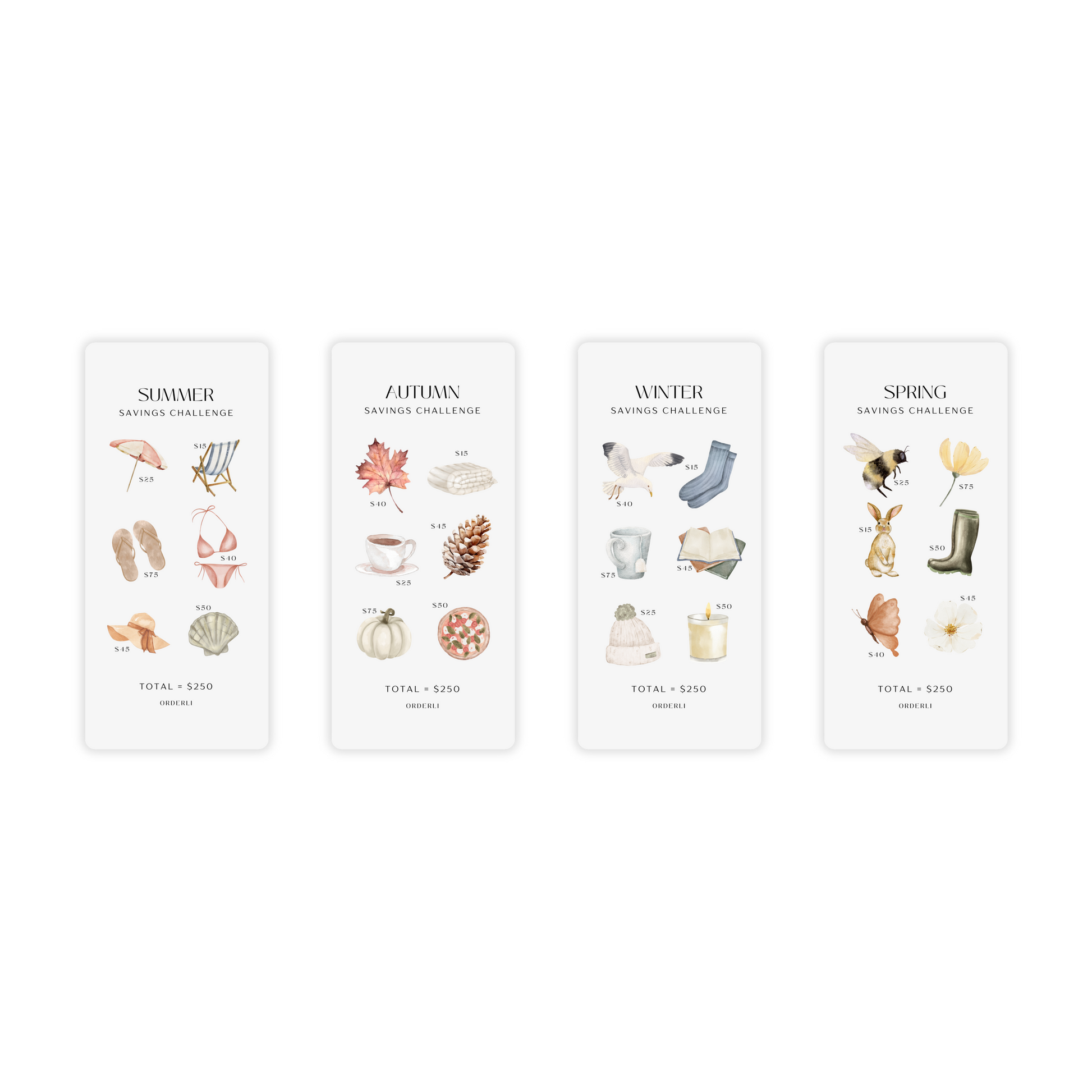 Seasonal Savings Challenge Pack